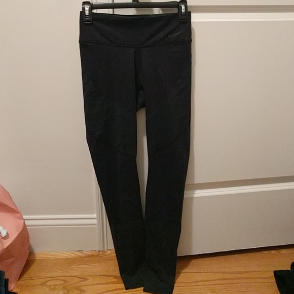 Nike Legendary Tight Fit Legging Pants Black Mesh - Picture 7 of 8